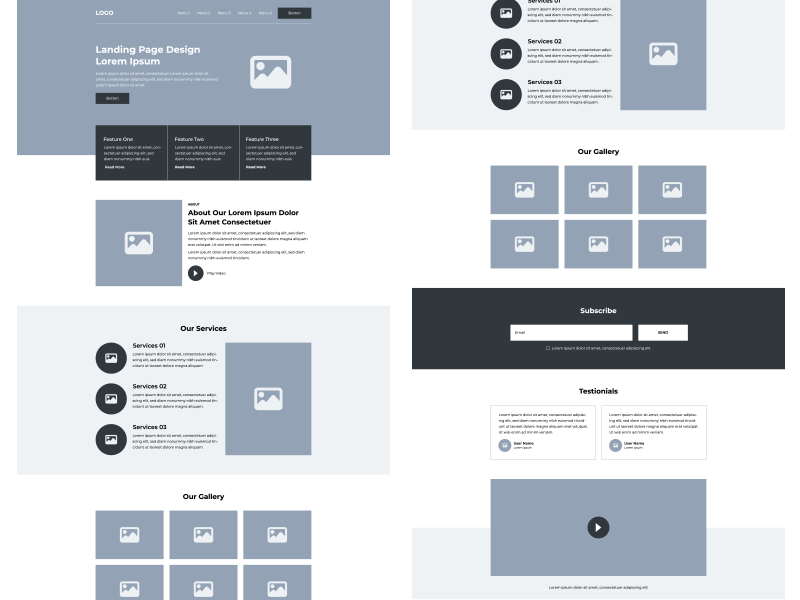 wireframes